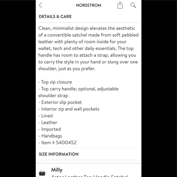 Milly Astor bag - Picture 9 of 12